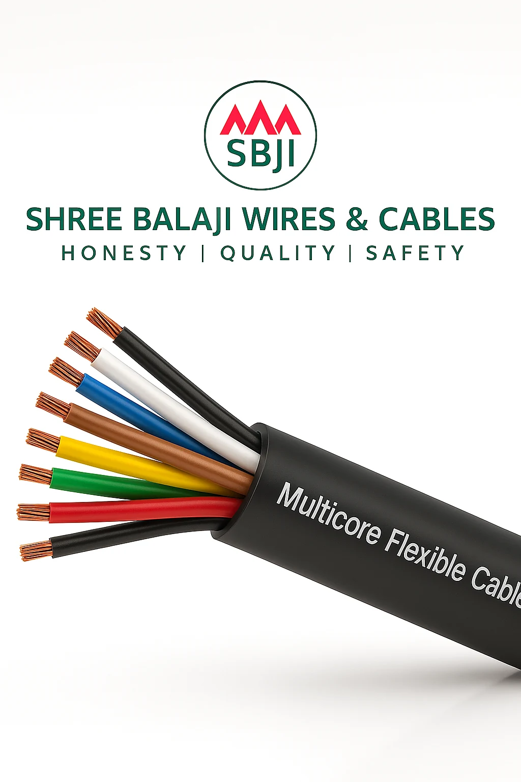 Multicore flexible cable